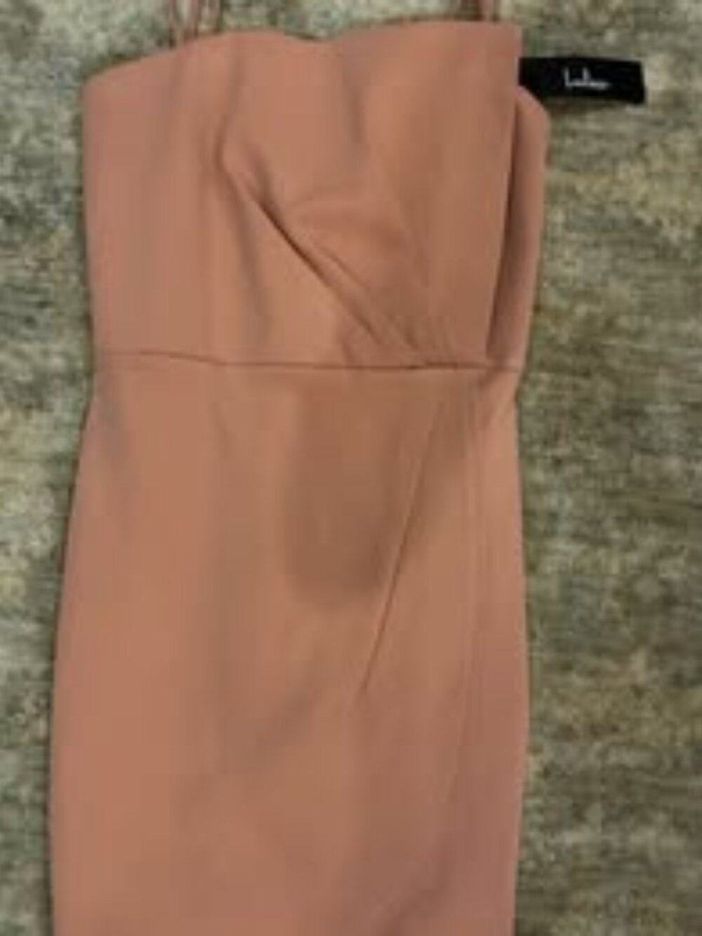 New Lulus Pink Bodycon Wrap Dress Size S